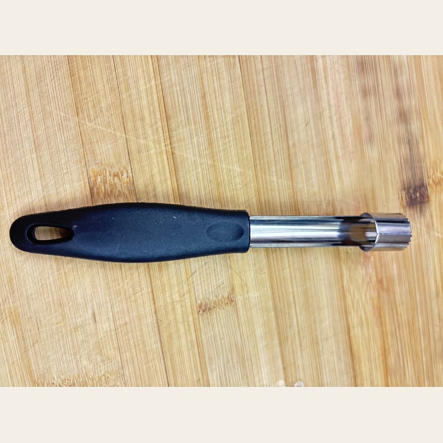 Colleen's handheld apple corer