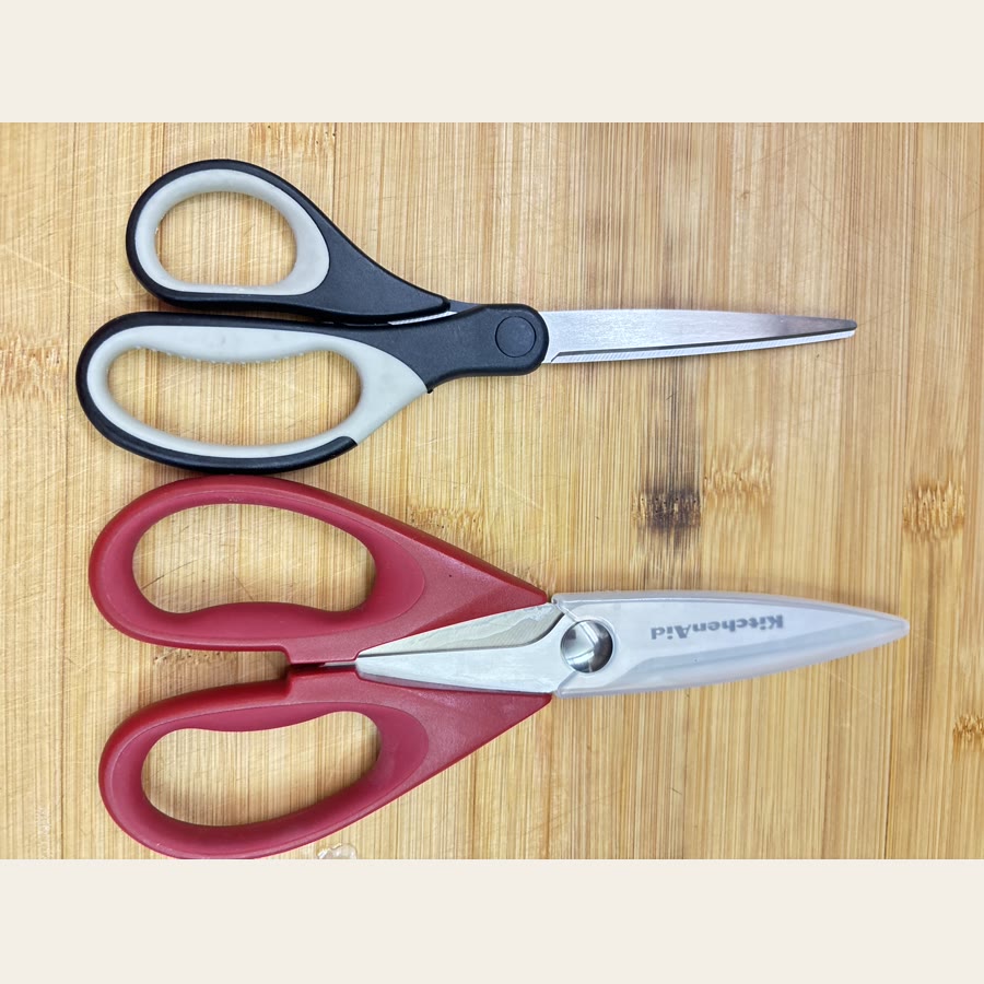 Two pairs of Colleen's kitchen scissors